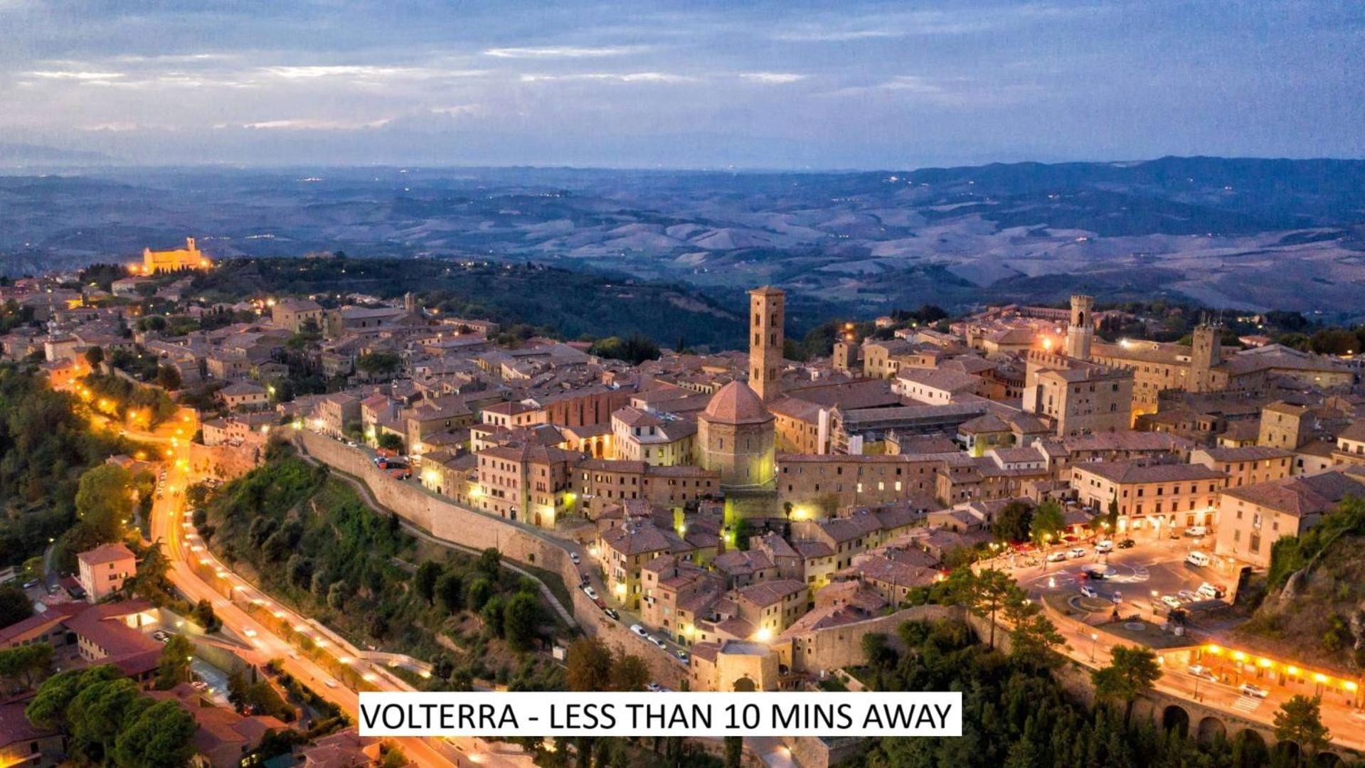 Lacollinatuscany Between San Gimignano And Volterra Kültér fotó