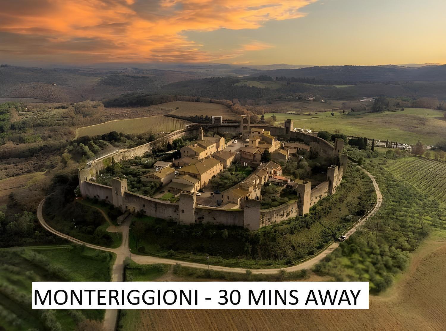 Lacollinatuscany Between San Gimignano And Volterra Kültér fotó